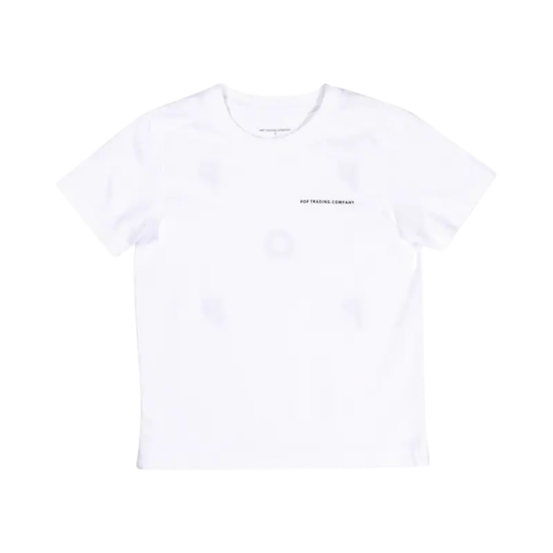 logo kids t-shirt white