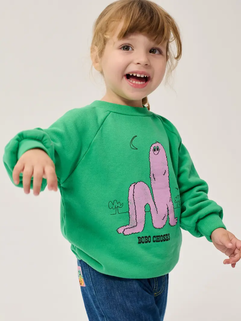 Long Pinky Puff sweatshirt