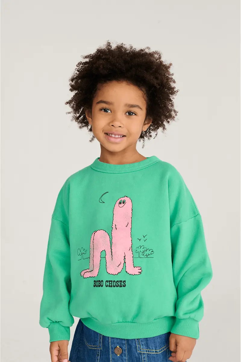 Long Puff sweatshirt - Green