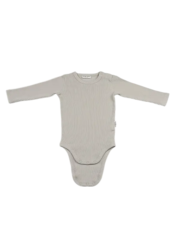 Longsleeve bodysuit Pebble Gray