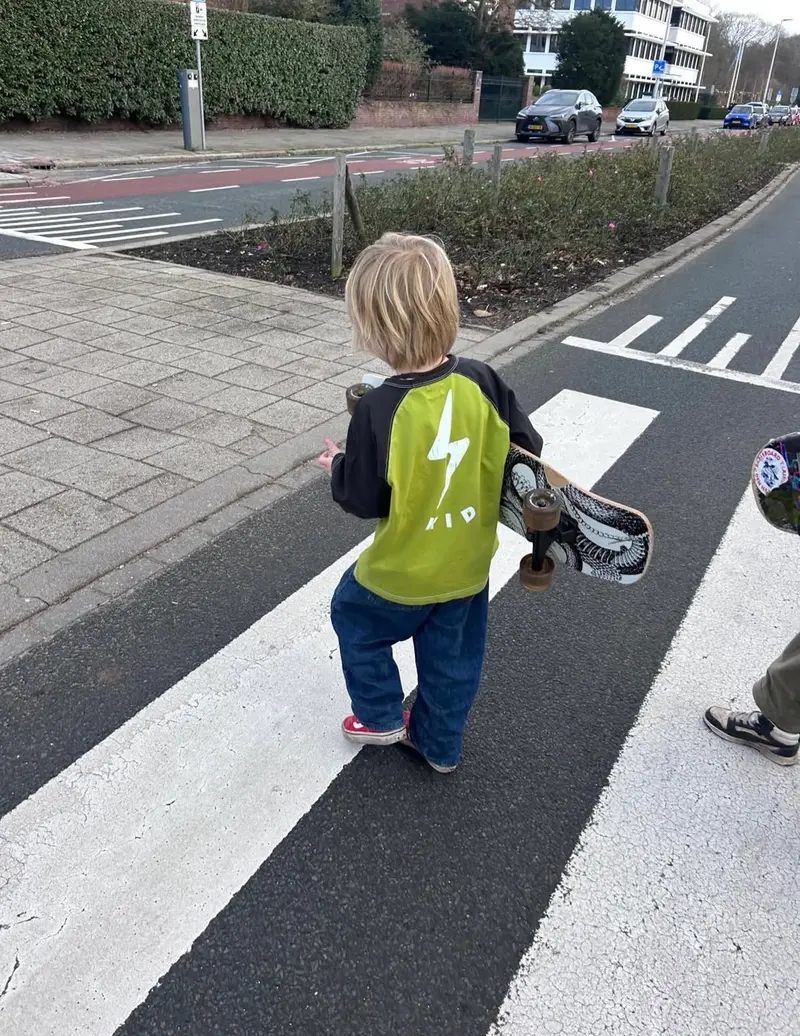Longsleeve Electric Kid Lime