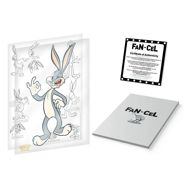 Looney Tunes Art Print Limited Edition Fan-Cel Bugs 36 x 28 cm