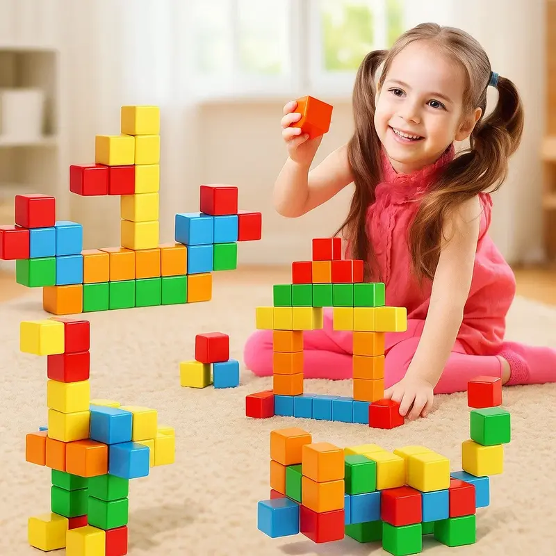 Magnet Toys – Leren & Bouwen – Magnetische Bouwblokken