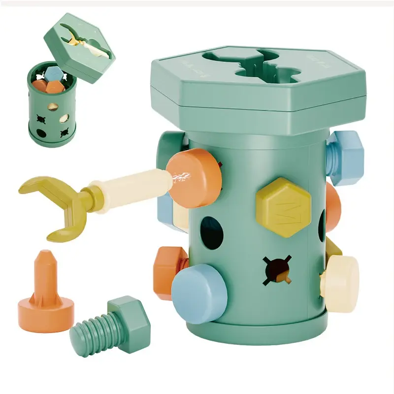 Magnet Toys™ - Creativiteit & Motoriek - Montessori Schuif- en Schroefplezier
