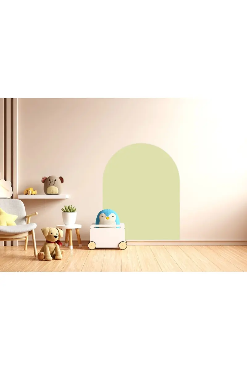 Magnetische Muursticker 95x75cm | Soft Olive