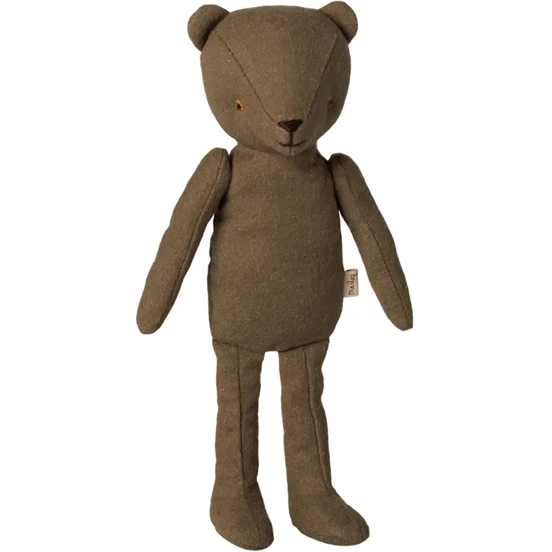 maileg knuffelbeer - vader - ash green - 24 cm