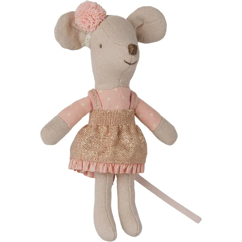 maileg knuffelmuis chauffeur - kleine zus - 10 cm