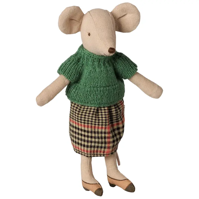 maileg knuffelmuis grootmoedermuis - 16 cm