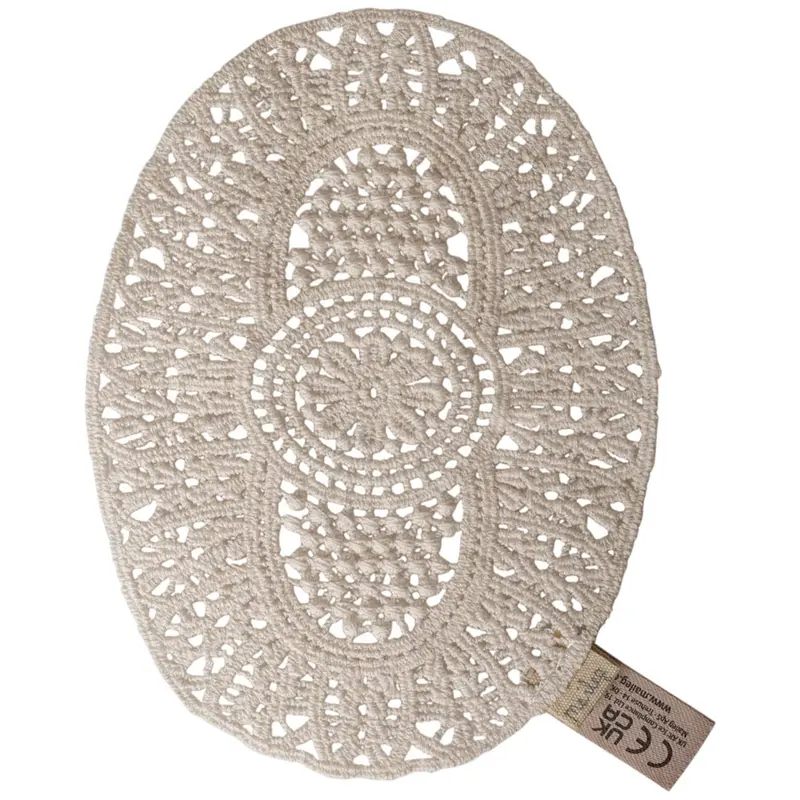 maileg poppenhuis vloerkleed kant - muis - 12,5 cm
