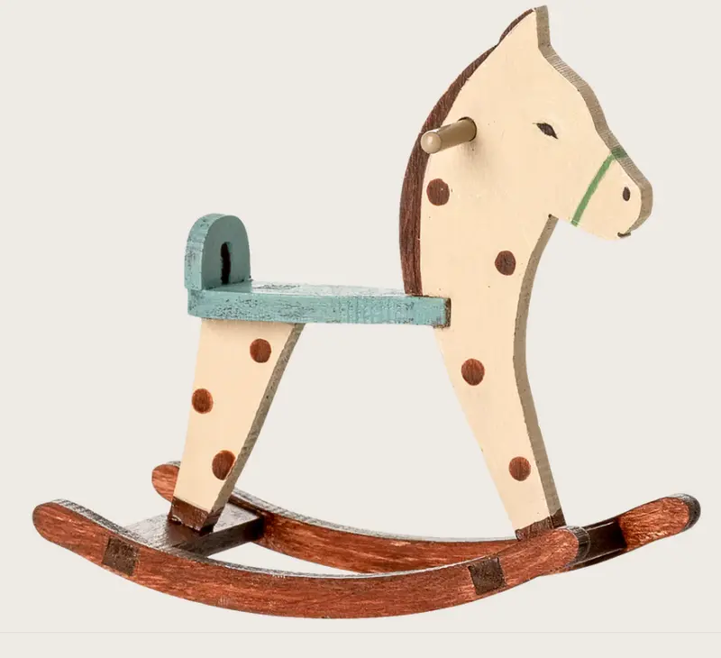 Maileg Rocking horse/ Schommelpaard Mouse - Spotted
