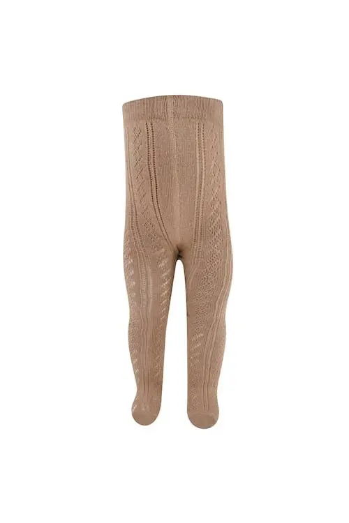 Maillot traforato - camel