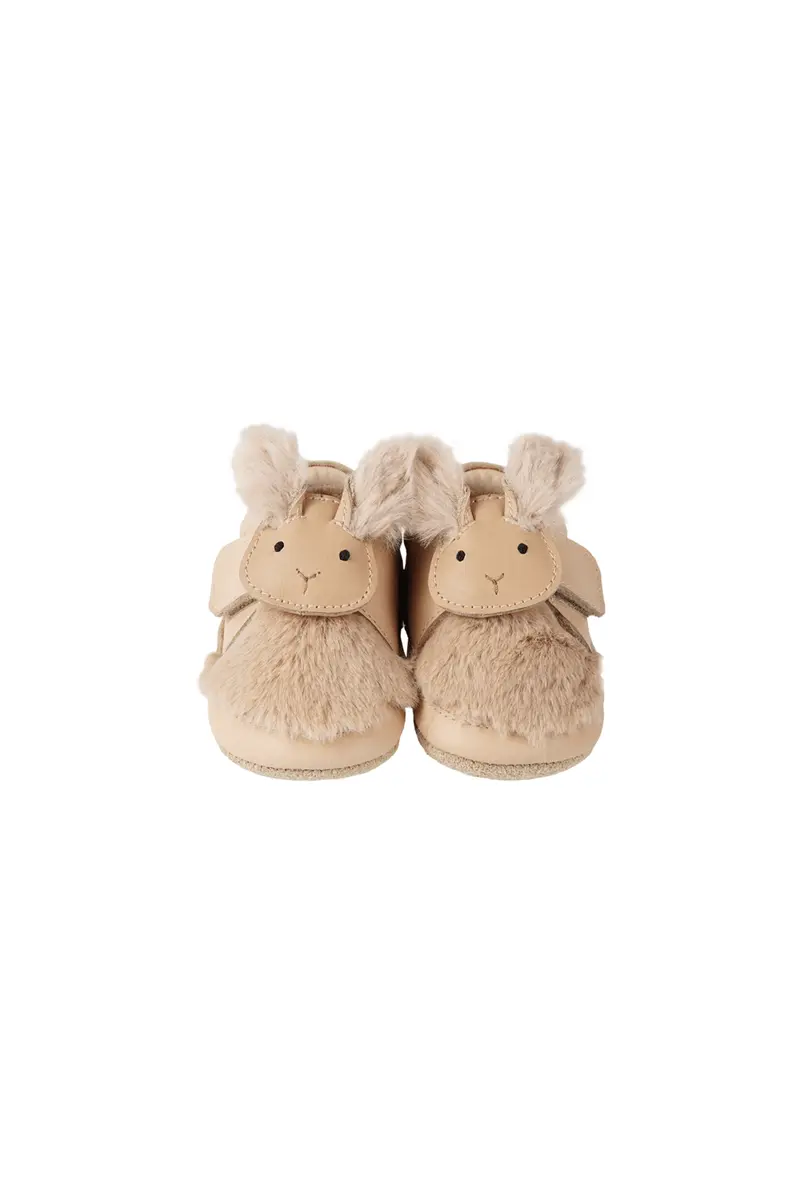 Matijn Sneakers | Fluffy Bunny - Light Rust Leather