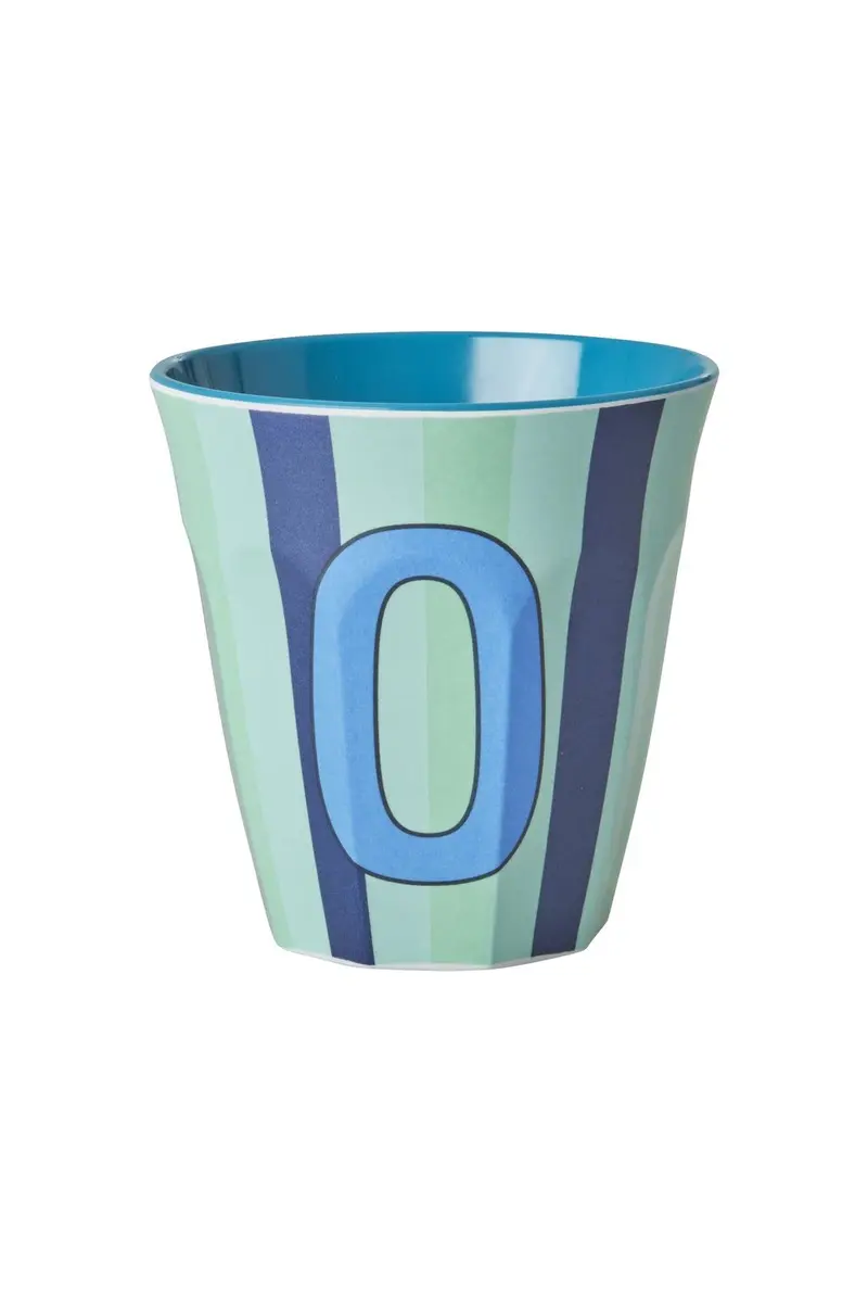 Melamine Cup - O - Blue - Stripes