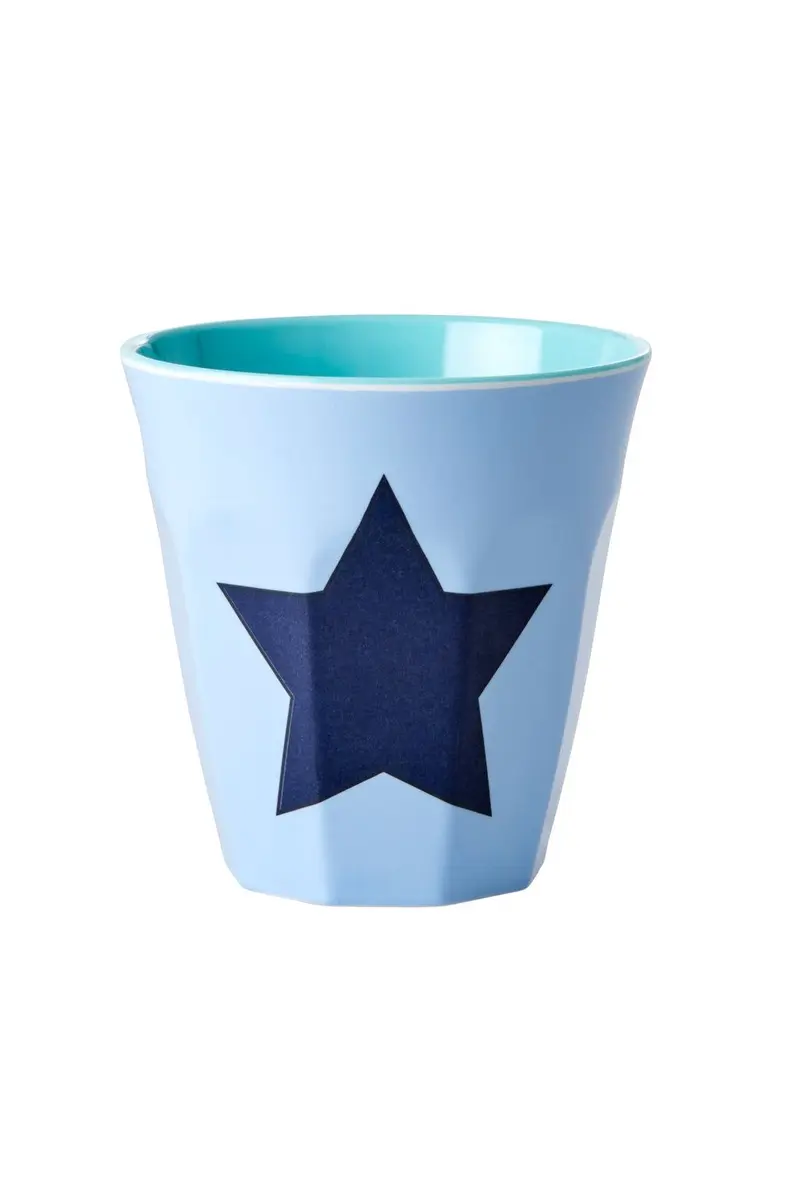 Melamine Cup - Star - Soft Blue