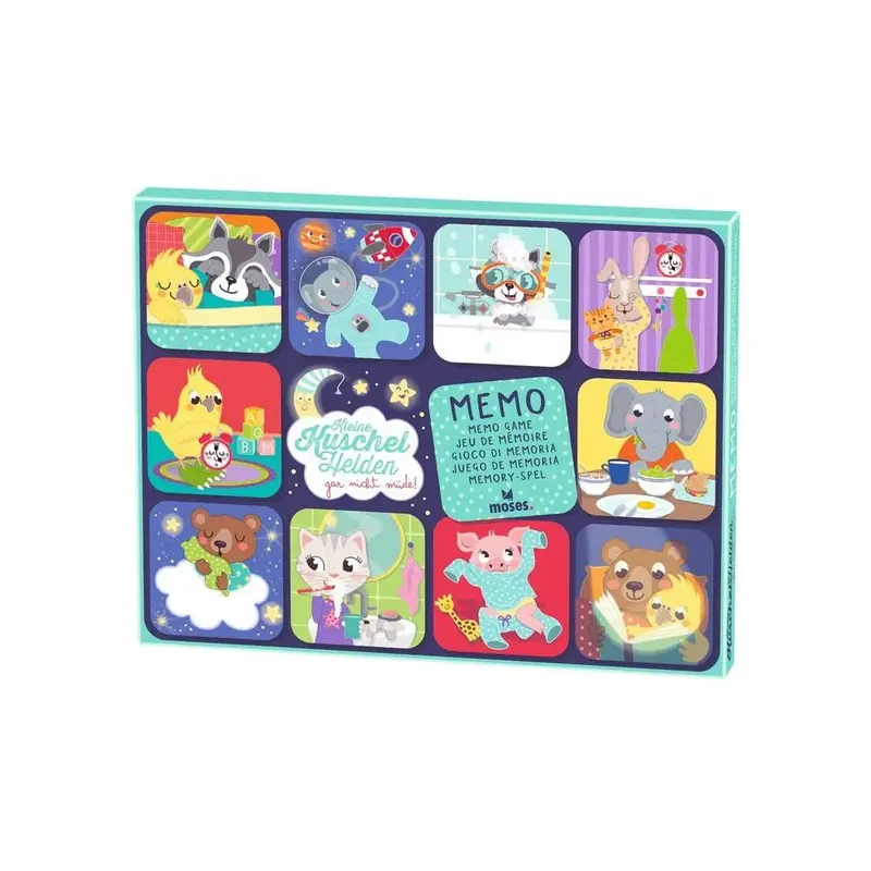 Memoryspel - Knuffelhelden