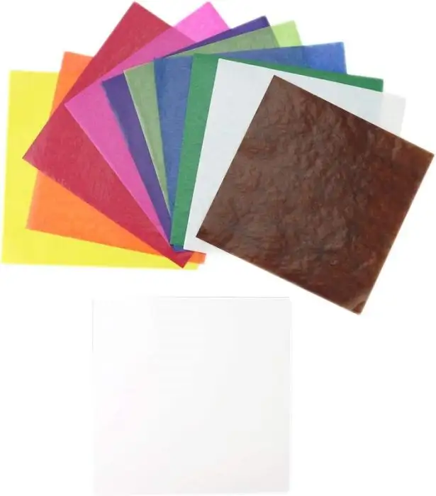 Mercurius Vliegerpapier 16x16 cm ass. 11 kleuren, blok