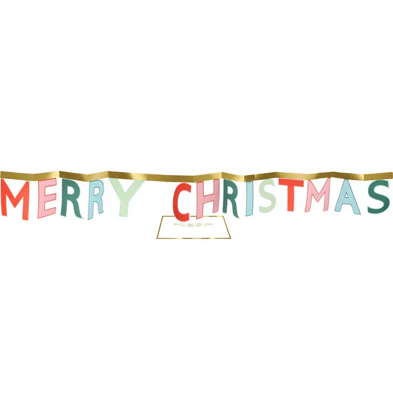 meri meri uitvouwbare kaart merry christmas