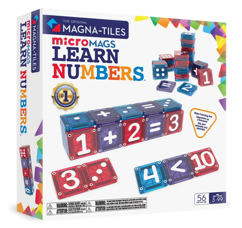 MicroMags Learn Numbers - 56 stuks