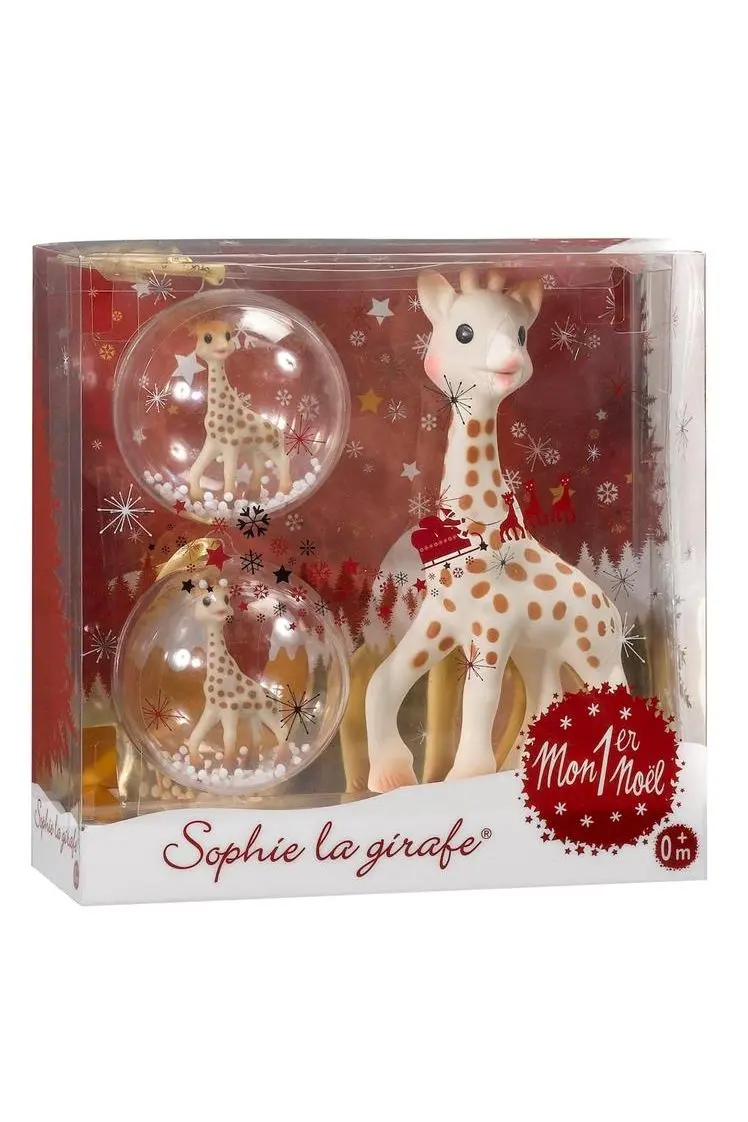 Mijn eerste Sophie de giraf kerstmis set