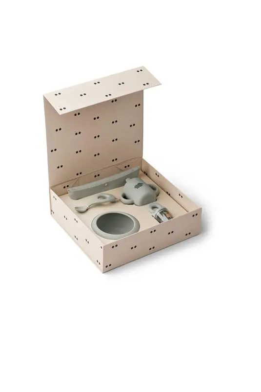 Mileah Baby Mealtime Set - Dove blue