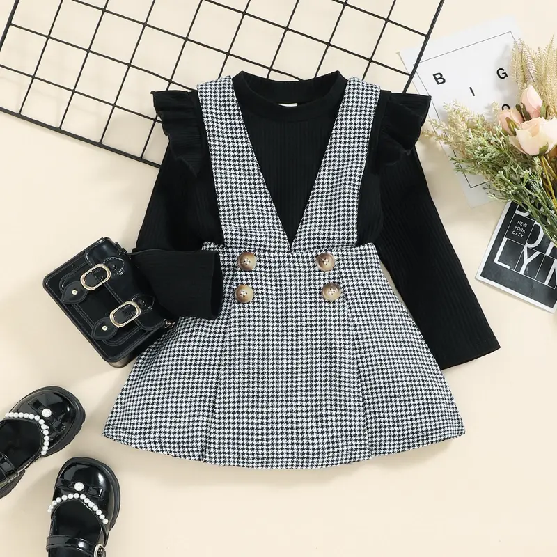 Mini Fashion™ - Schattig en Stijlvol - Tweedelige jurken set