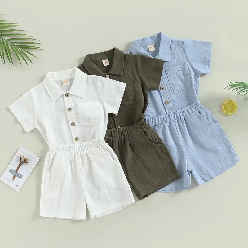 Mini Fashion™ – Stoer & Stijlvol – Katoenen Baby Outfit