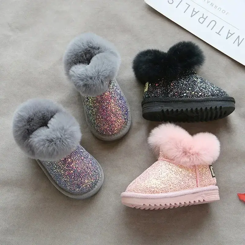 Mini Fashion™ - Warm & Stijlvol - Glitter Kinder Winterschoenen