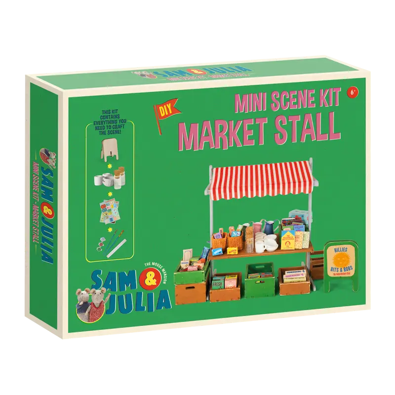 Mini Scene Kit - Marktkraam