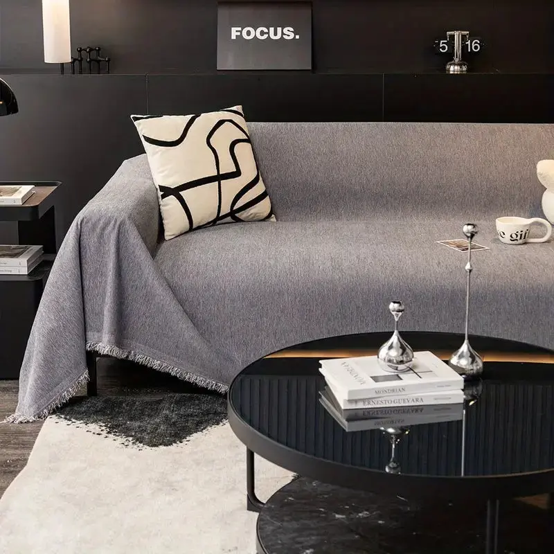 MinimalChenille™ – Waterafstotende Minimalistische Bankcover – Moderne Pet-Friendly Bescherming