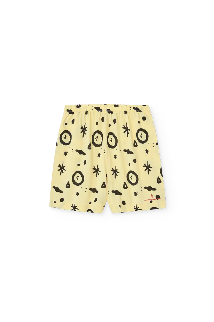 MOLE KID BERMUDA SHORTS SOFT YELLOW