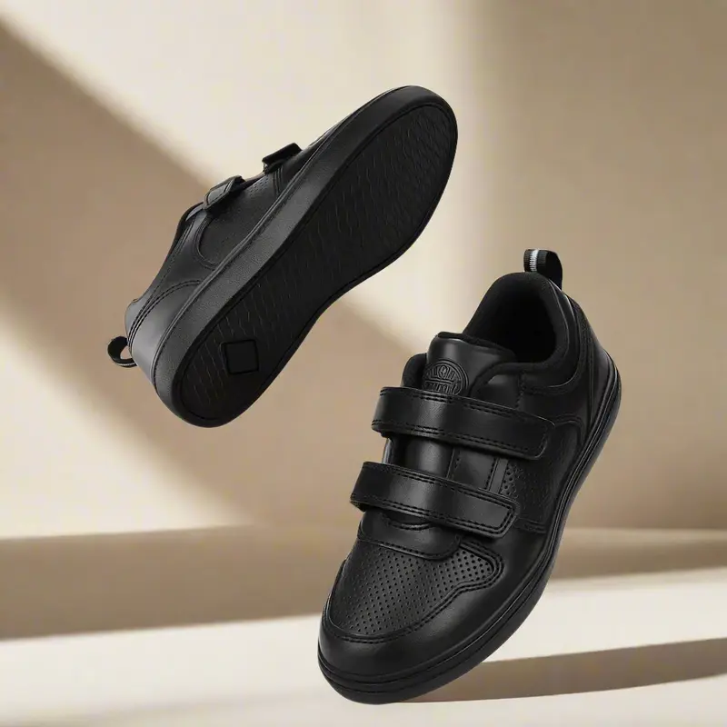 MonoWalk – Licht & Duurzaam – Leren Sneakers met Klittenband