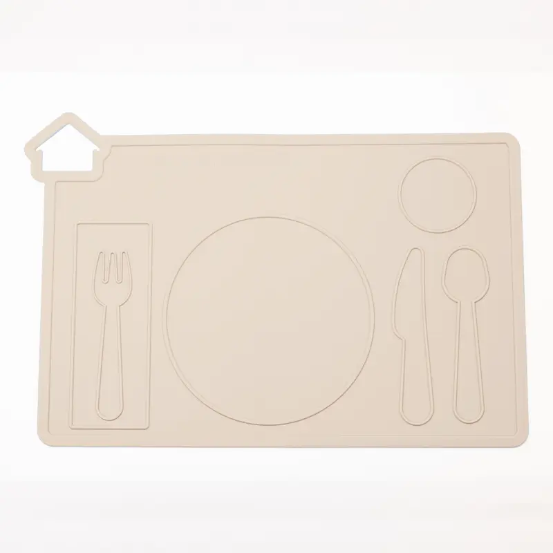 montessori mates - siliconen kinder placemat - leren tafeldekken