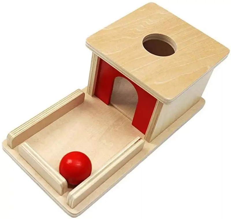 Montessori Objectpermanentie Box