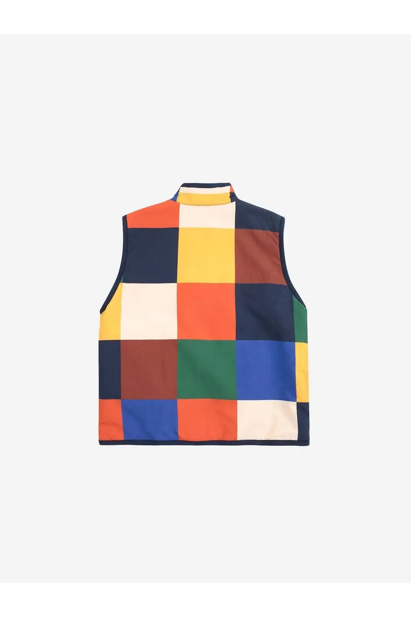 Multicolor Tiles reversible vest Multicolor
