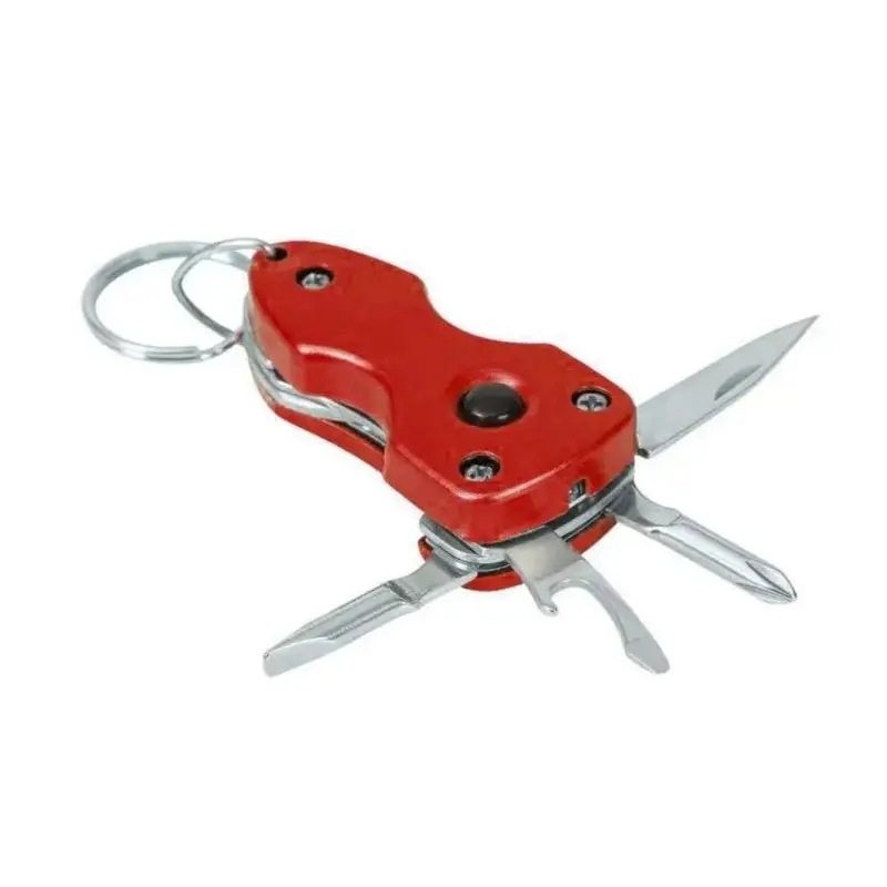 Multitool - Sleutelhanger Rood