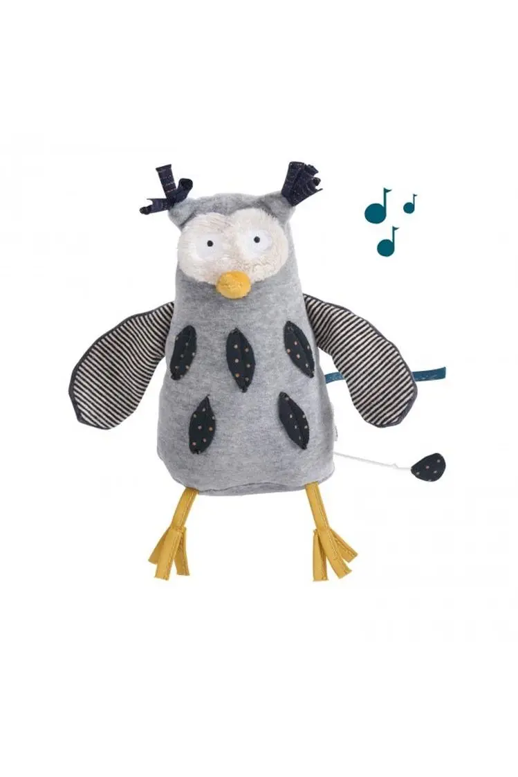 Muziekknuffel Uil - Les Moustaches