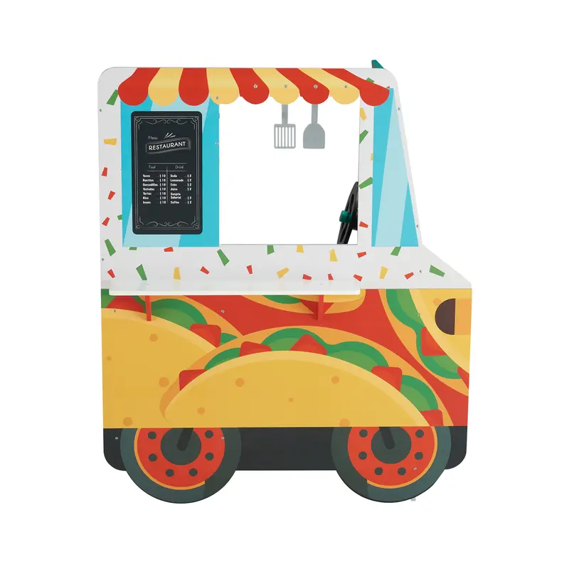 My Little Helper Kids Play Taco Truck Playset with Accessories