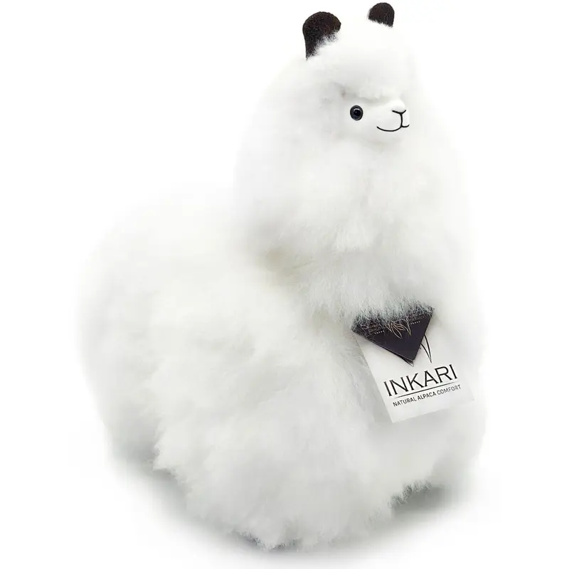 Naturals - Ivory White - Alpaca Stuffed Animal