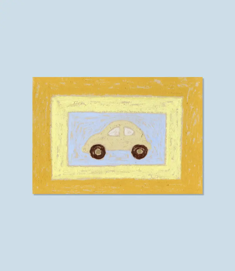 No. 03 Yellow Toy Car