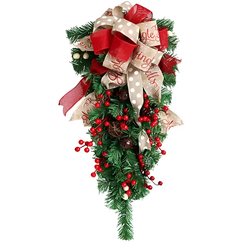 Noelara Kerstkrans - Feestelijke Deurdecoratie, Binnen en Buiten