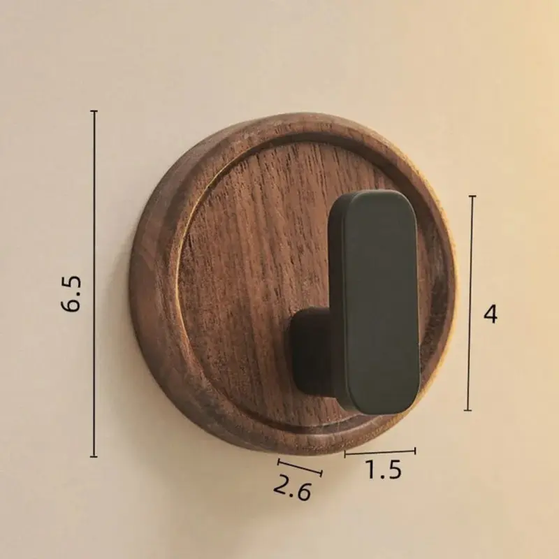 Nora Muurhaak - Massief Walnoothout, Scandinavisch Minimalistisch Design