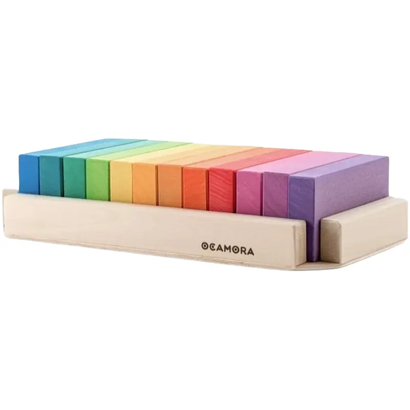 ocamora bouwblokken boards klein - classic - 12st