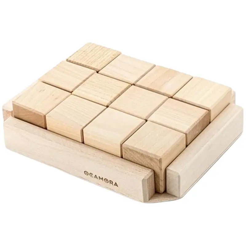 ocamora bouwblokken - naturel - 12st