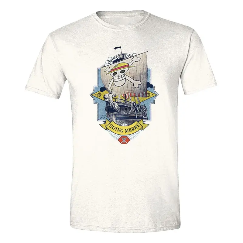 One Piece Live Action Going Merry Vintage T-Shirt – White Graphic Tee