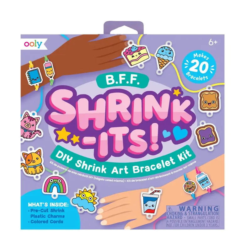 Ooly – Shrink-Its! D.I.Y. Shrink Art Bracelets Kit – B.F.F.