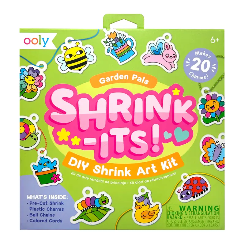 Ooly – Shrink-Its! D.I.Y. Shrink Art Kit – Garden Pals