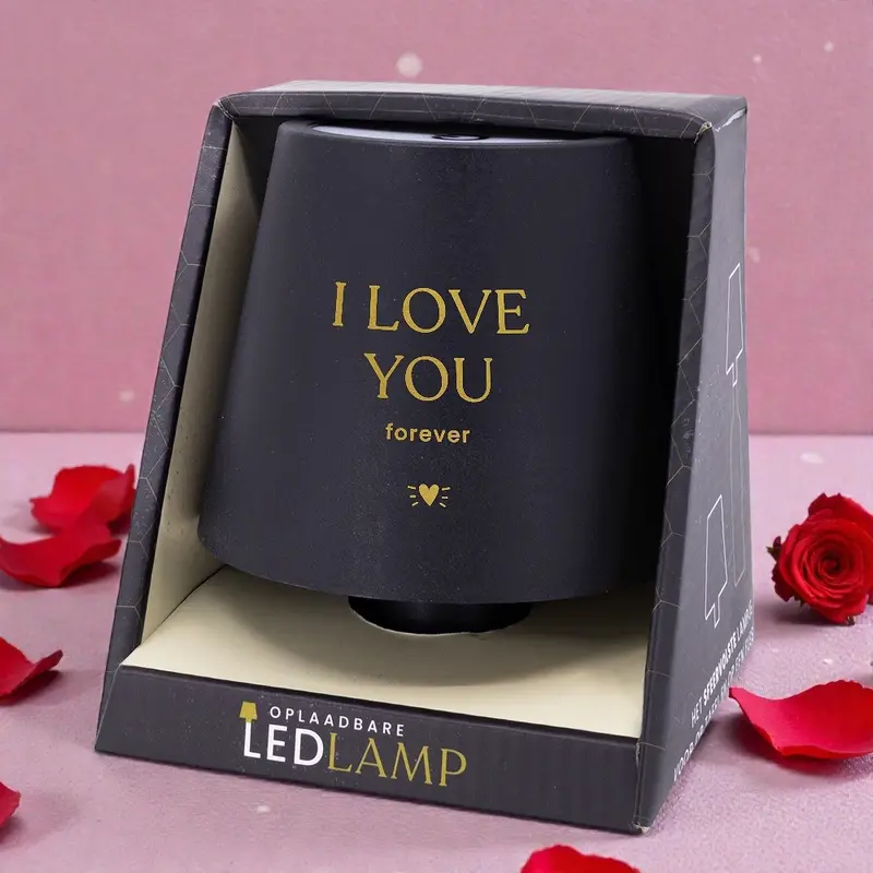 Oplaadbare LED lamp – I love you