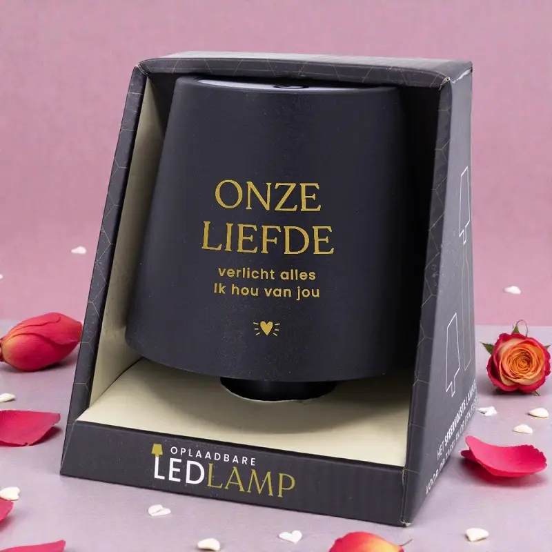 Oplaadbare LED lamp – Ik hou van jou