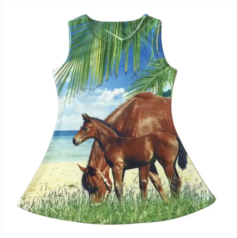 Paarden jurkje met 2 paarden
