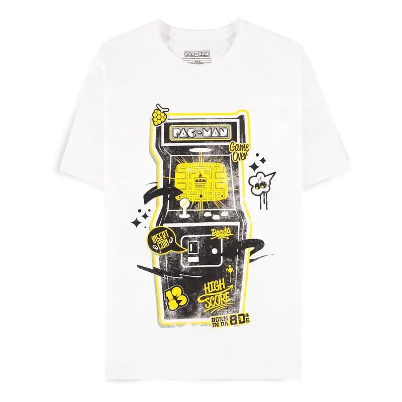 Pac-Man Arcade Classic T-Shirt – White Graphic Tee